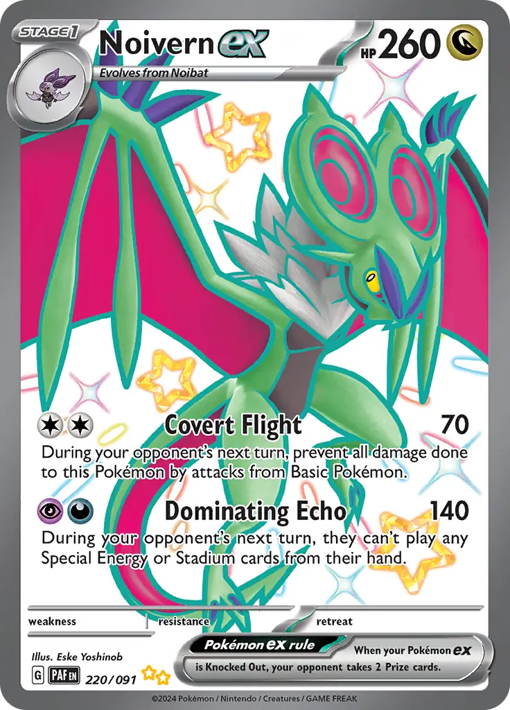 Noivern Full Art Shiny 220/091 - Paldean Fates