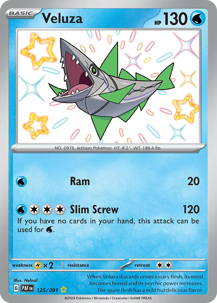 Veluza IR 125/091 Baby Shiny - Paldean Fates