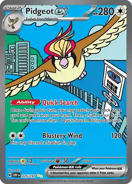 Pidgeot SIR 225/197 - Obsidian Flames