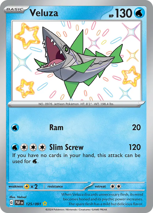 Veluza IR 125/091 Baby Shiny - Paldean Fates